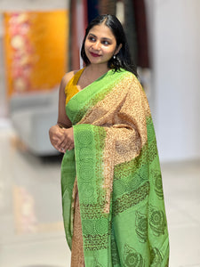Jaal Patterned Uppada Silk Saree | SF1306