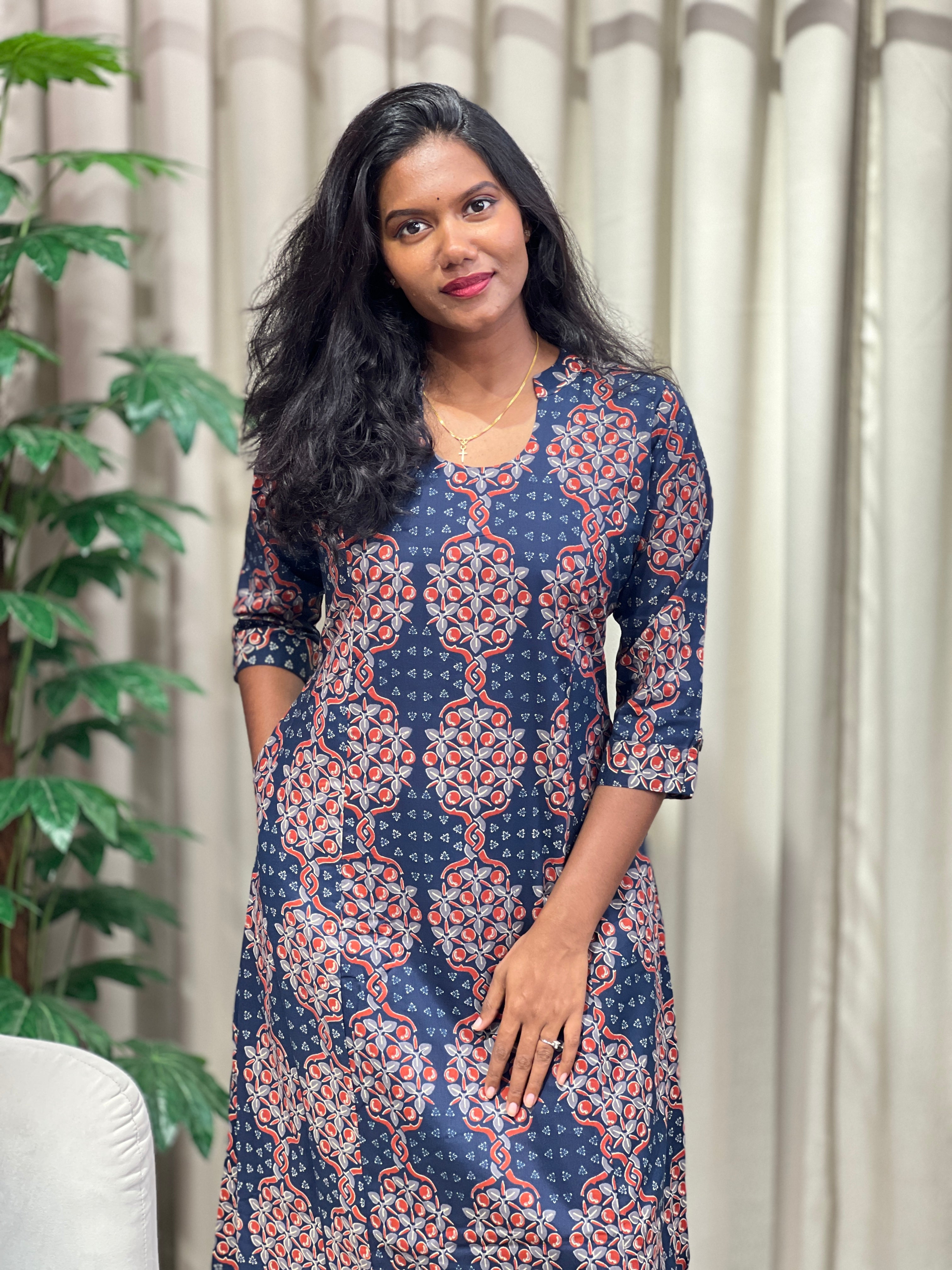 Digital Printed Cotton Kurta Set | MSN139