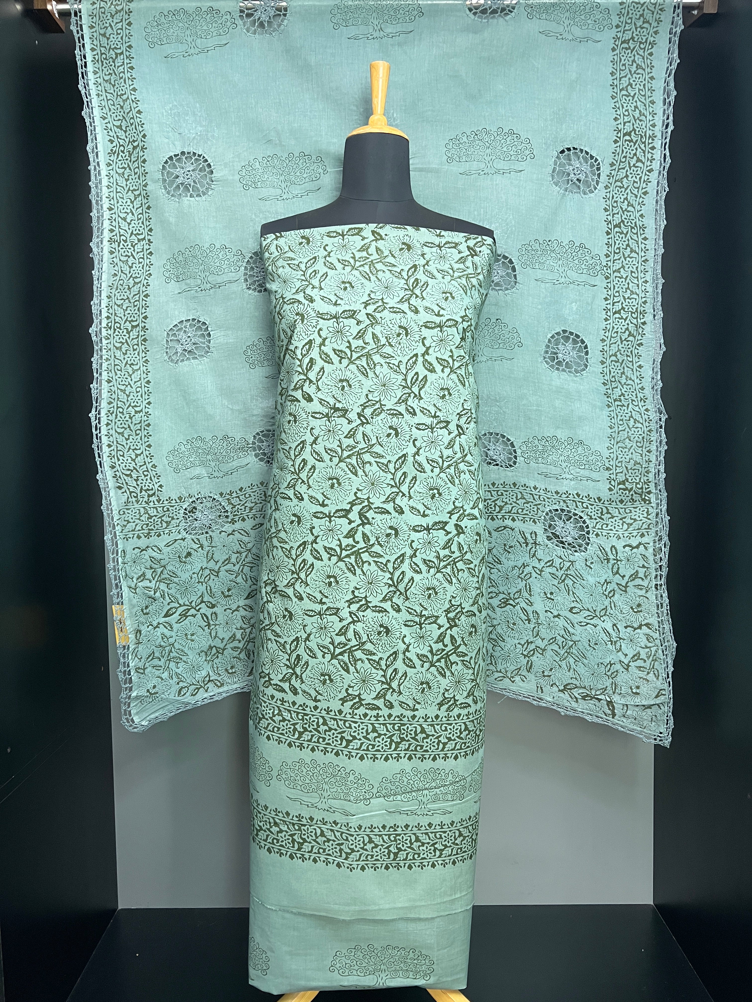 Hand Block Printed Cotton Salwar Set | SF1411