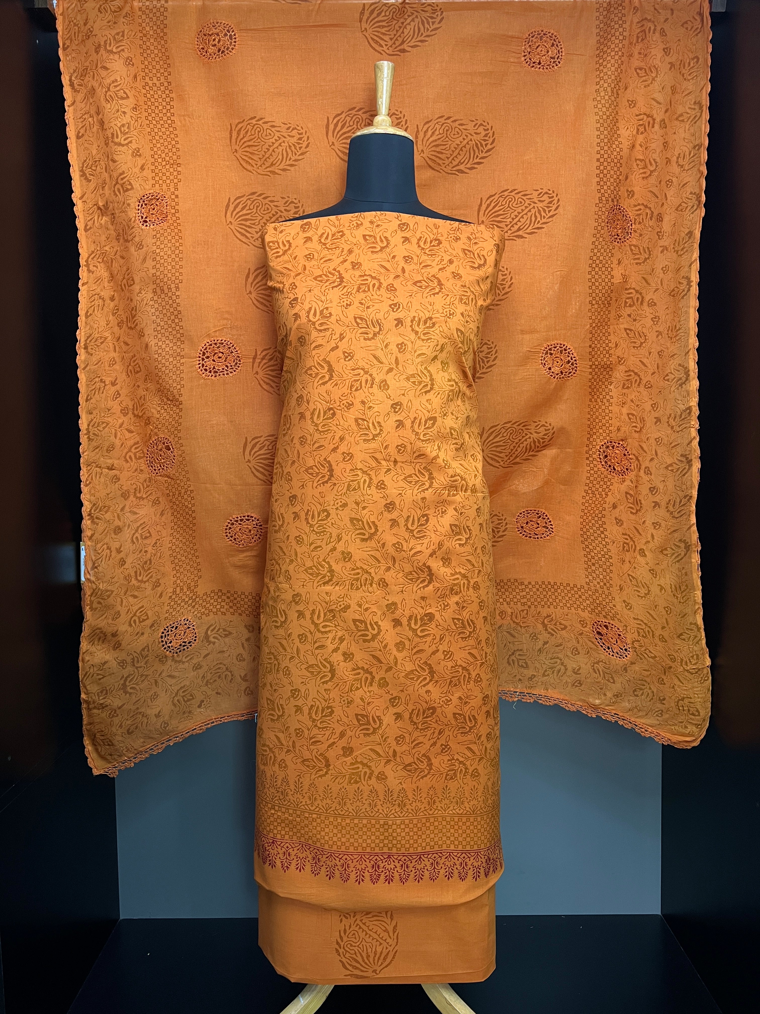 Hand Block Printed Cotton Salwar Set | SF1410