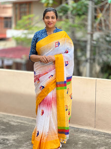 Shaded Weaving Handloom Begumpuri Cotton Saree | RP340