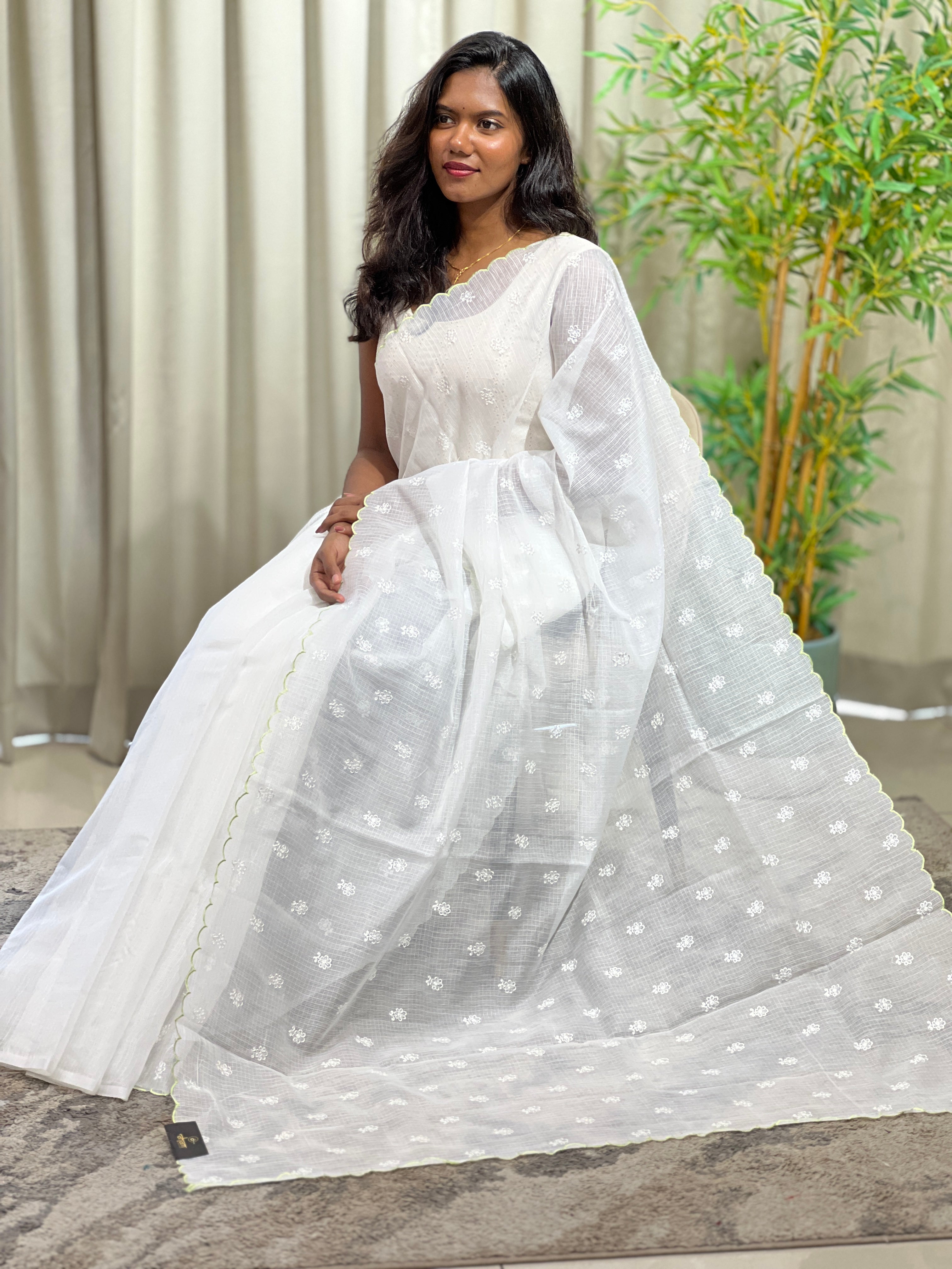 Embroiderd Pattern Kota Saree | ZSS201