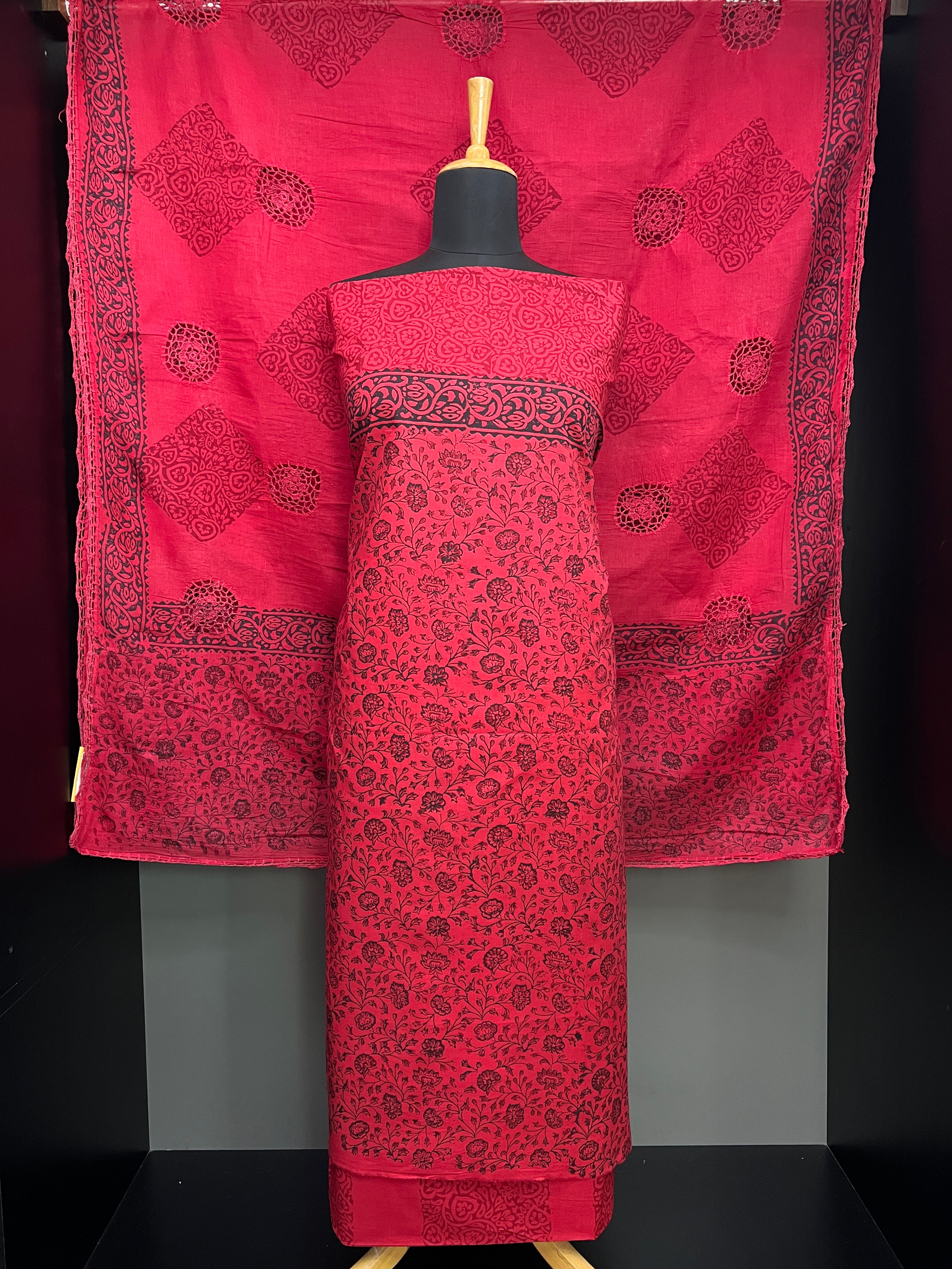 Block Printed Cotton Salwar Set | SF1407