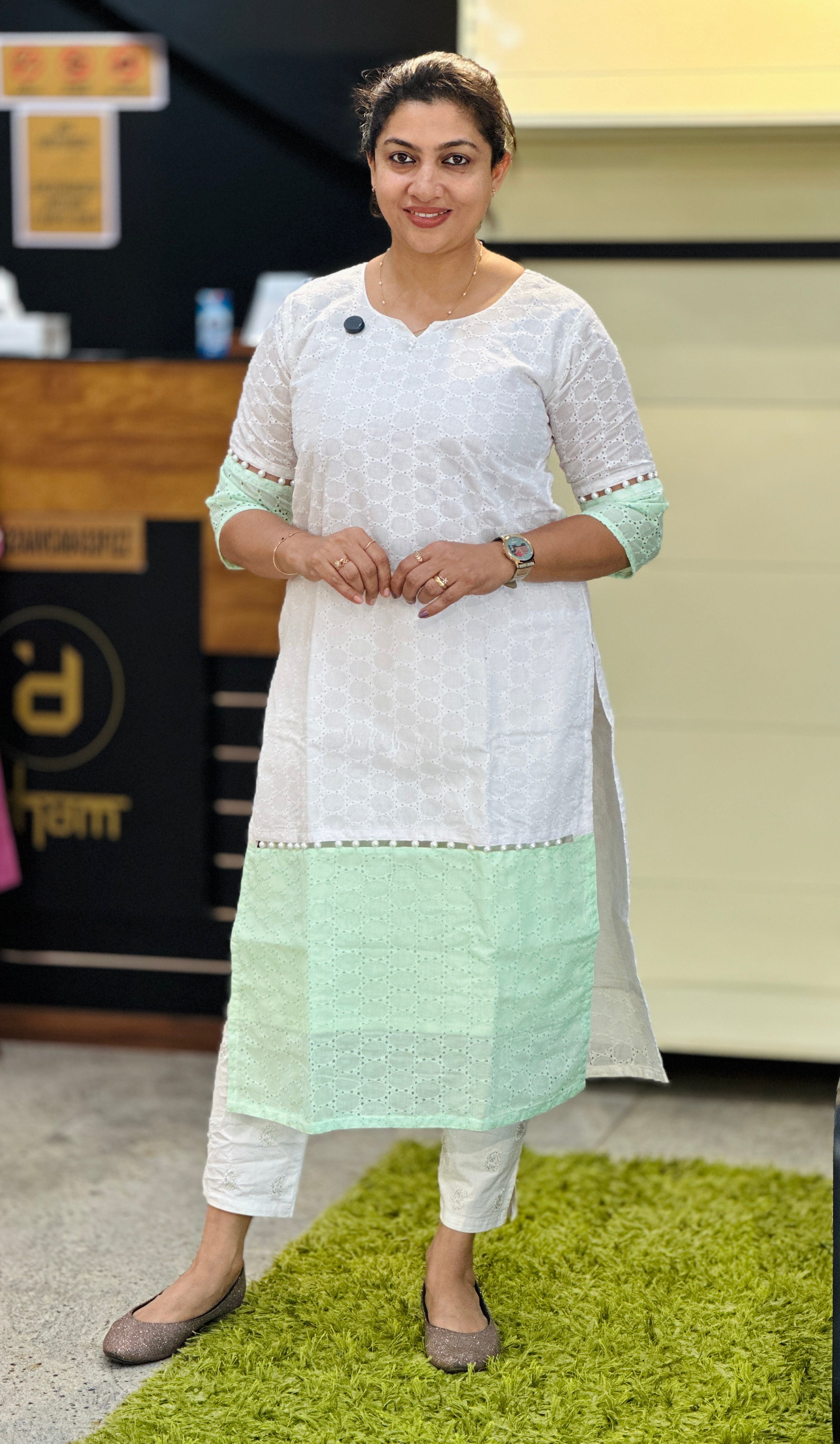 Double Shaded Hakoba Kurta | MD101