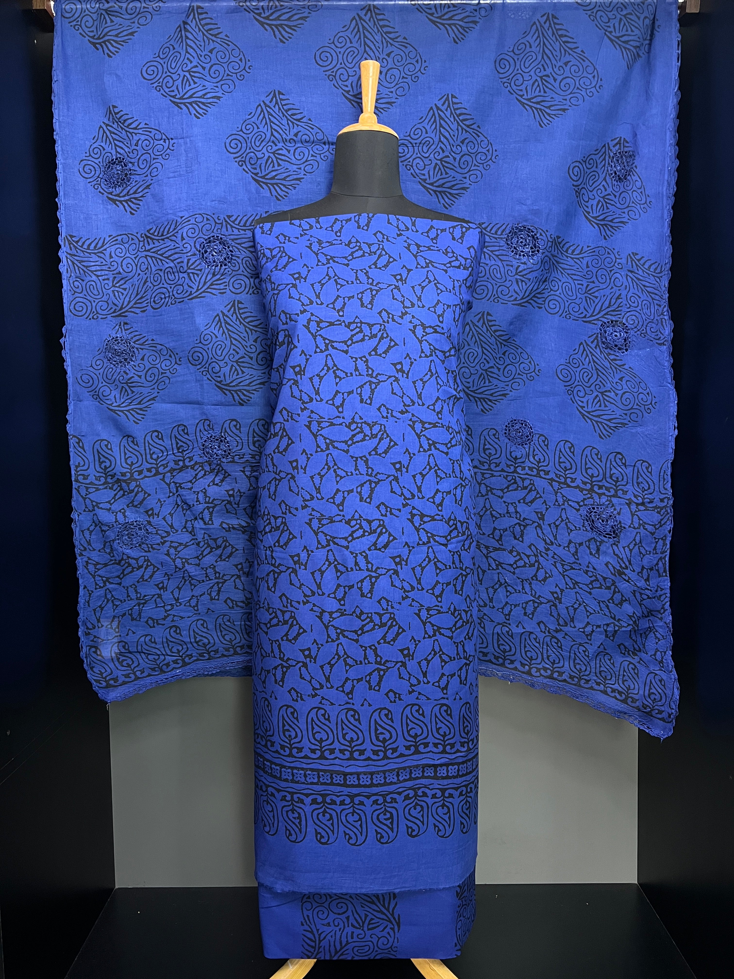 Hand Block Printed Cotton Salwar Set | SF1406