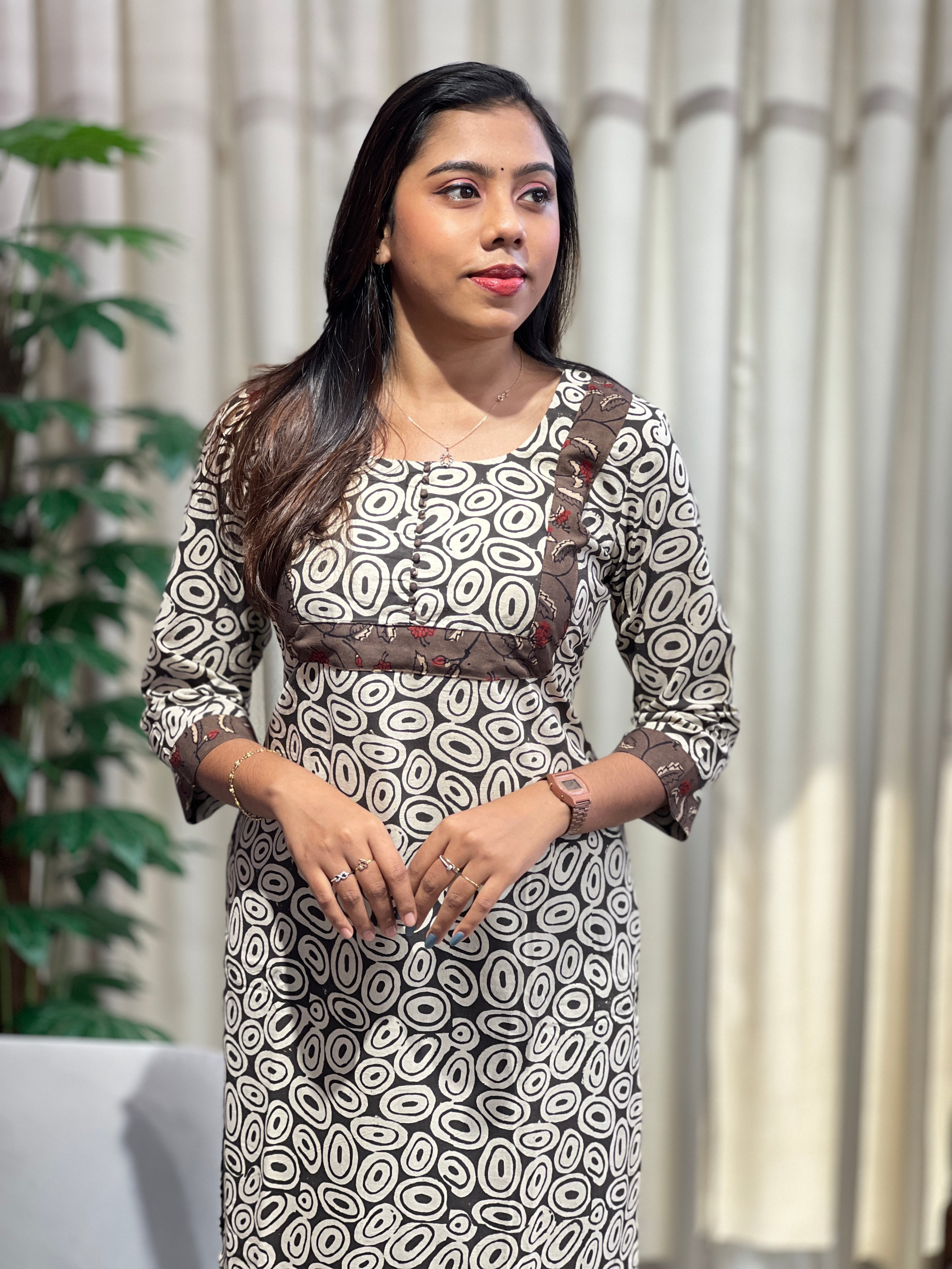 Printed Cotton Kurta | DNT771