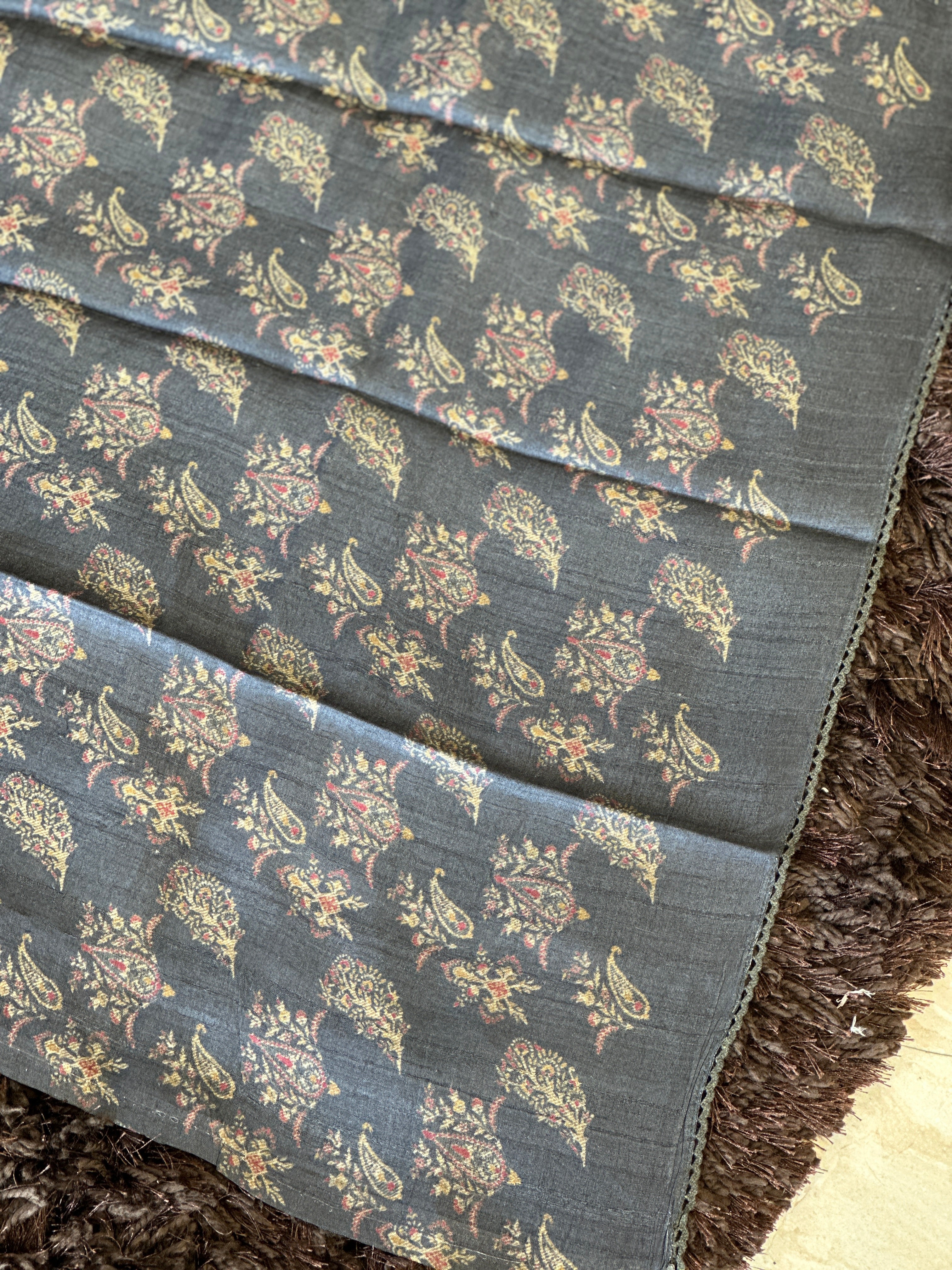 Pashmina Digital Printed Tussar Saree | SMC117