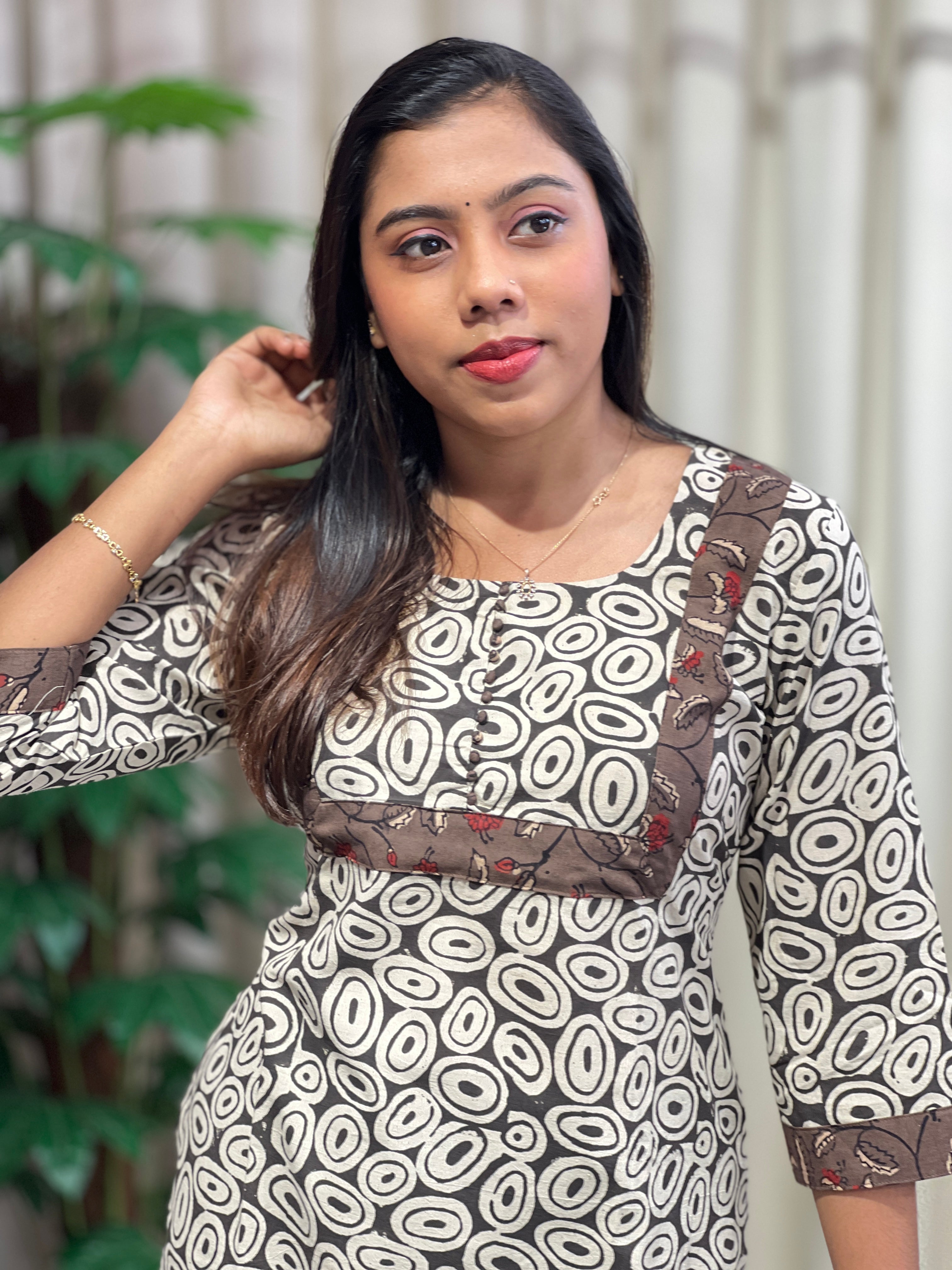 Printed Cotton Kurta | DNT771