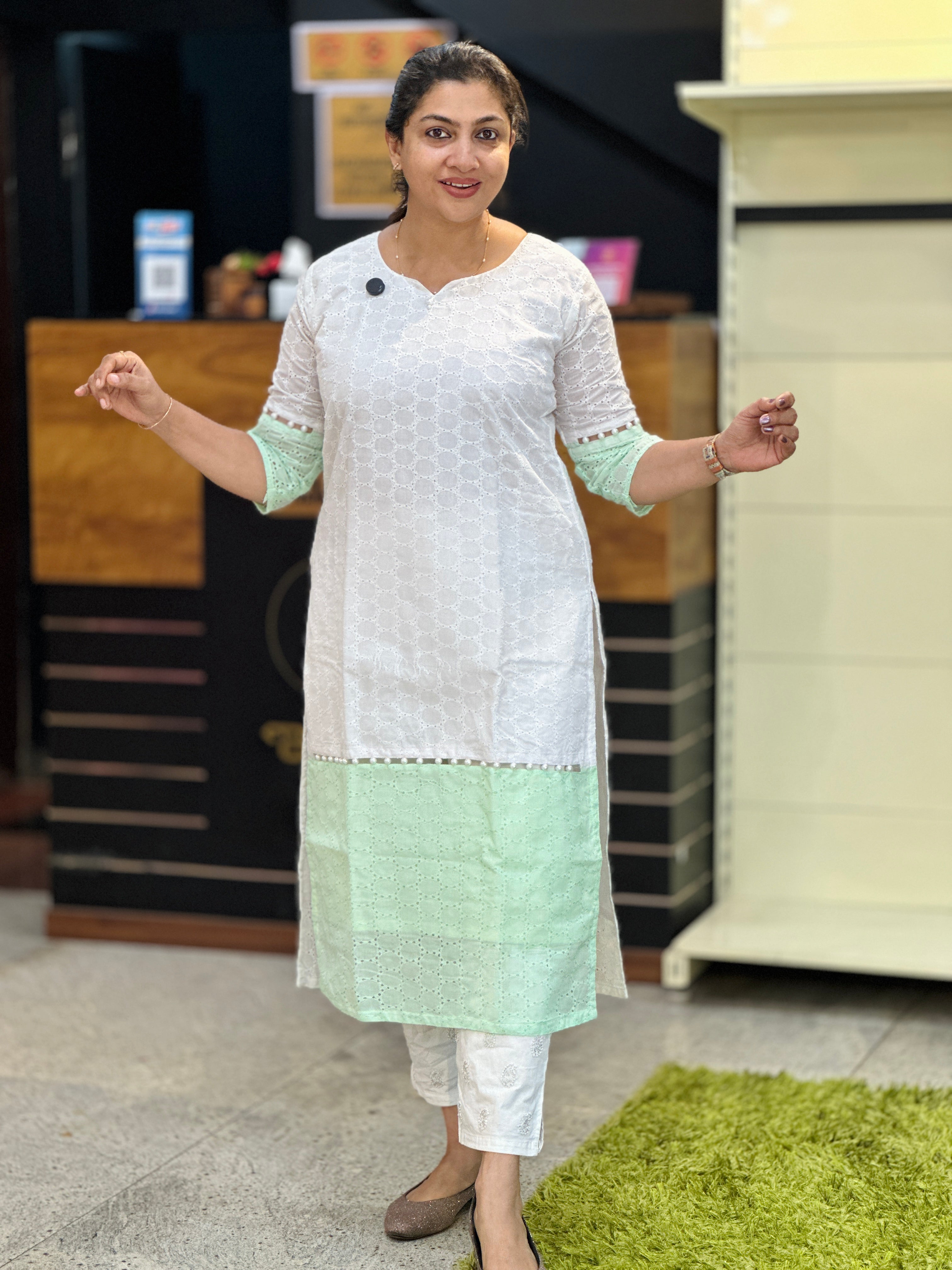 Double Shaded Hakoba Kurta | MD101