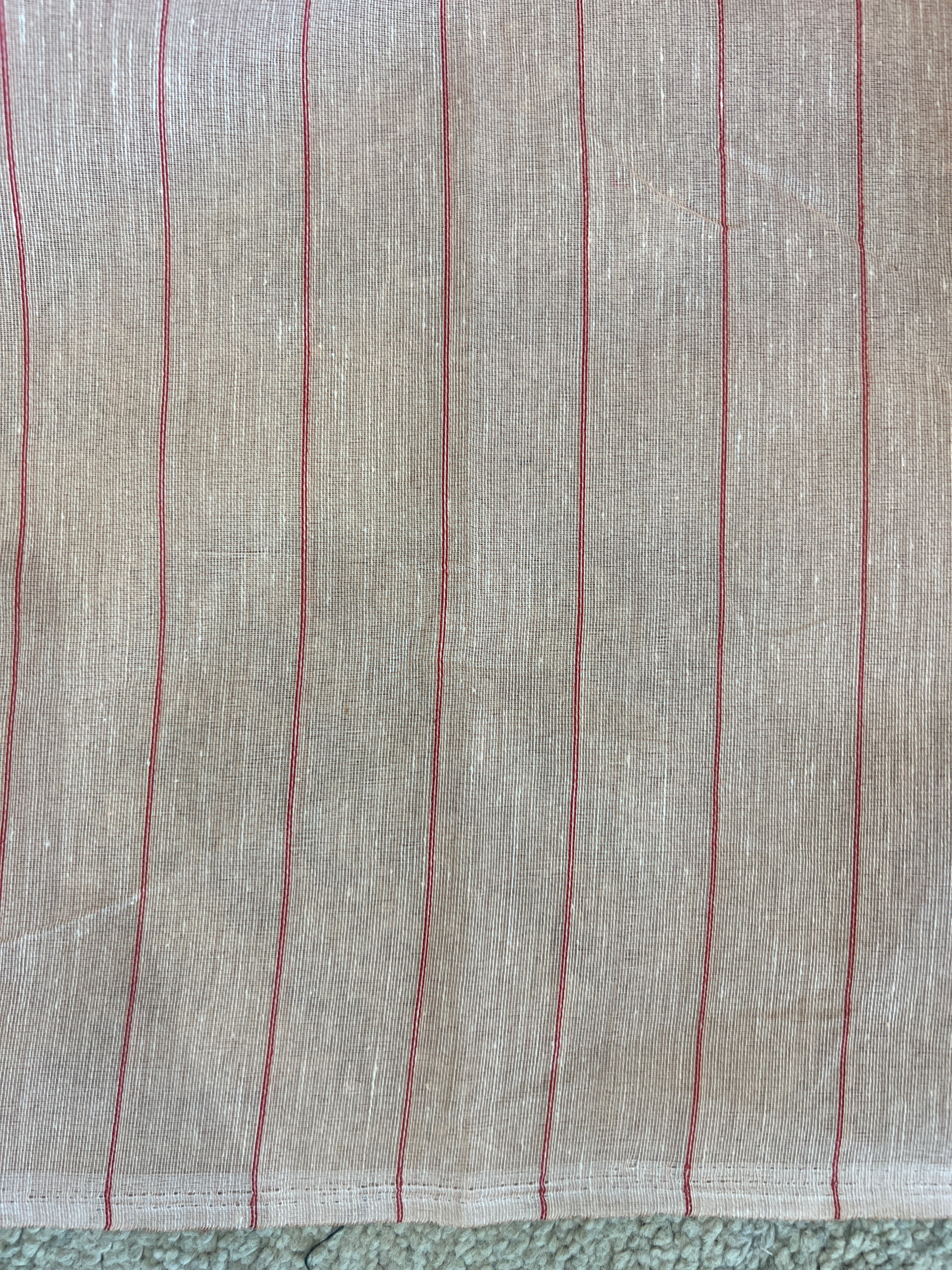 Contrast Border Detailed Linen Finish Saree | VDA159
