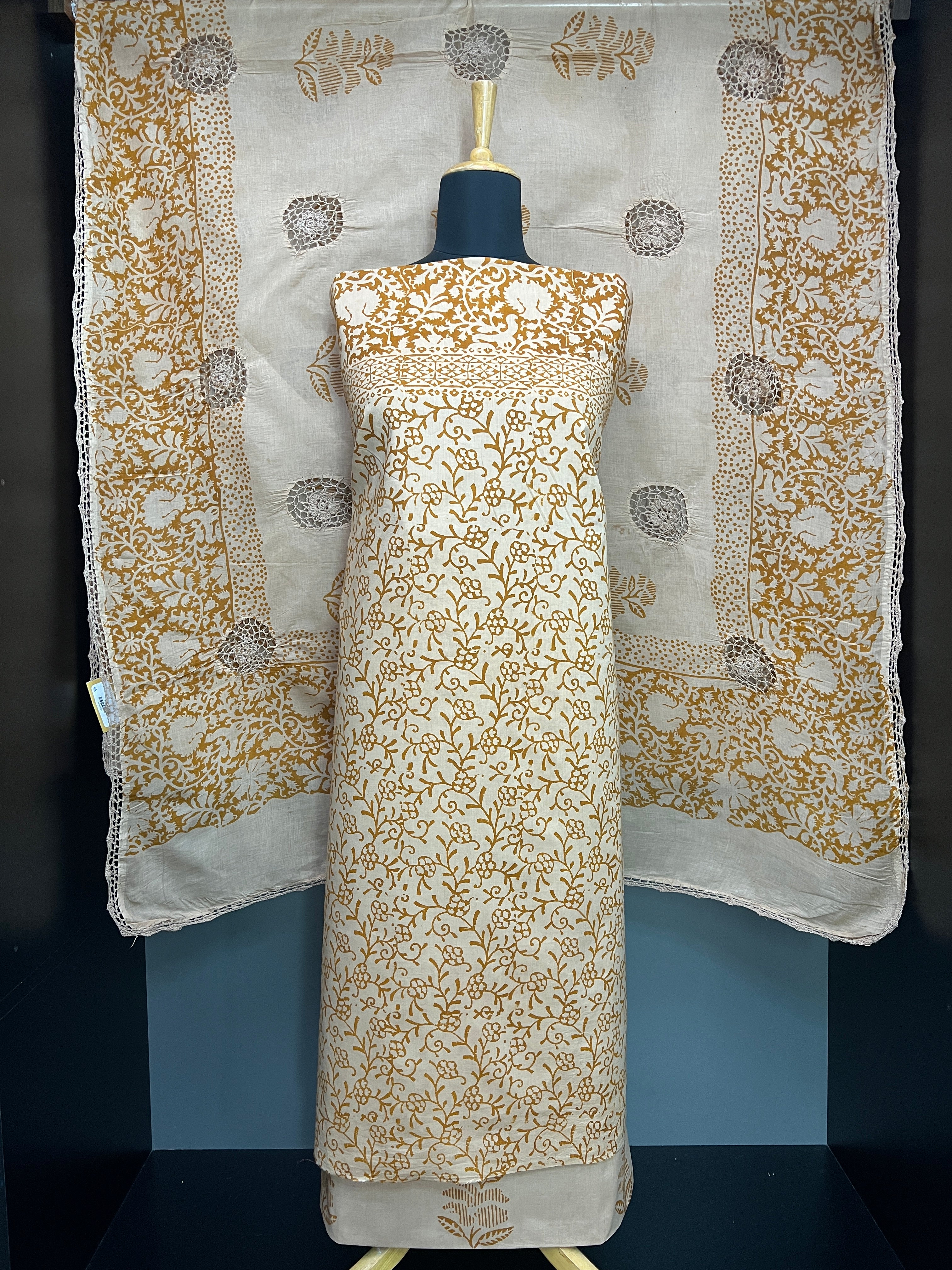 Hand Block Printed Cotton Salwar Set | SF1412