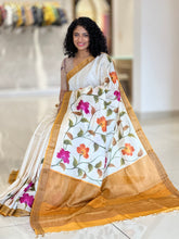 Hand Painted Desi Tussar Saree | SBS950