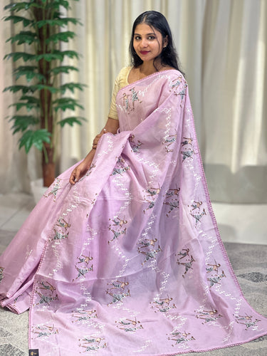 Warli Embroidery Detailed Kota Saree | BLD1336