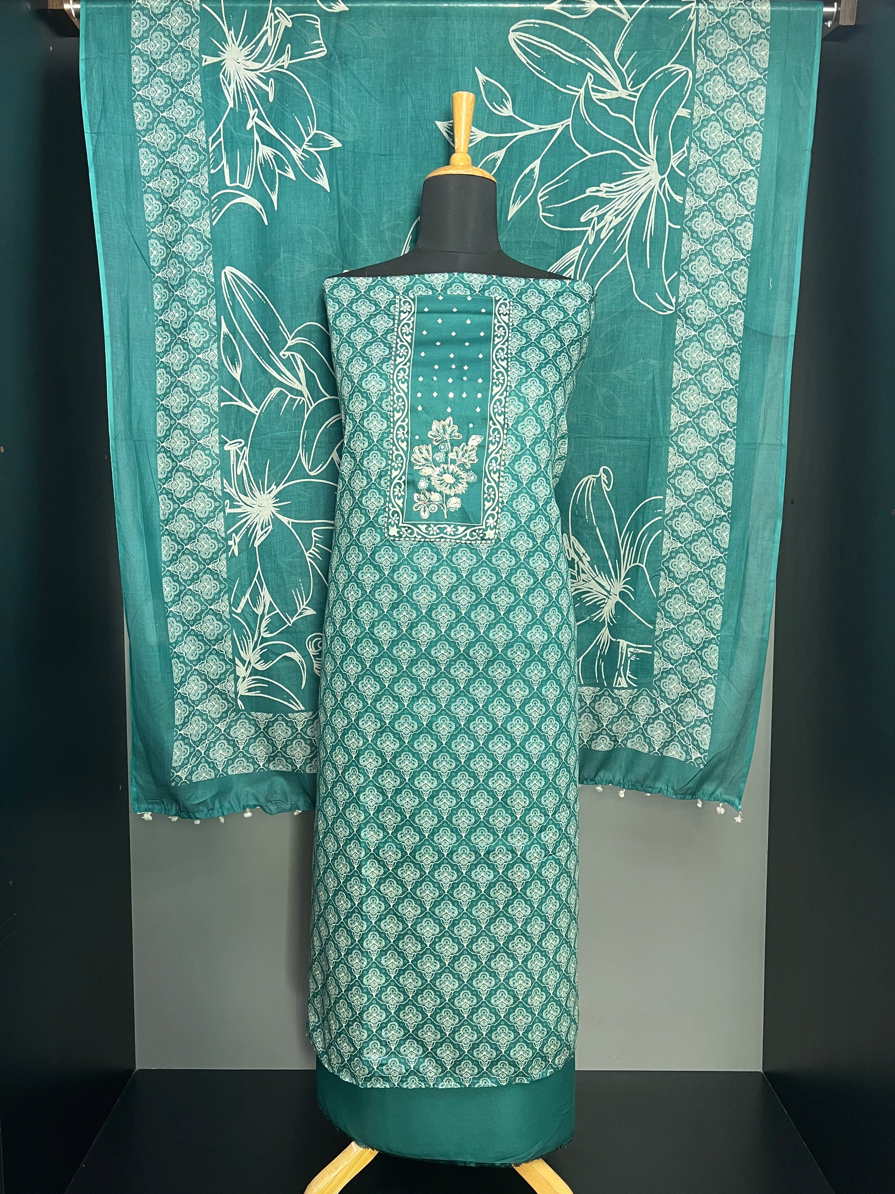 Floral Printed Cotton Salwar Set | SW2323