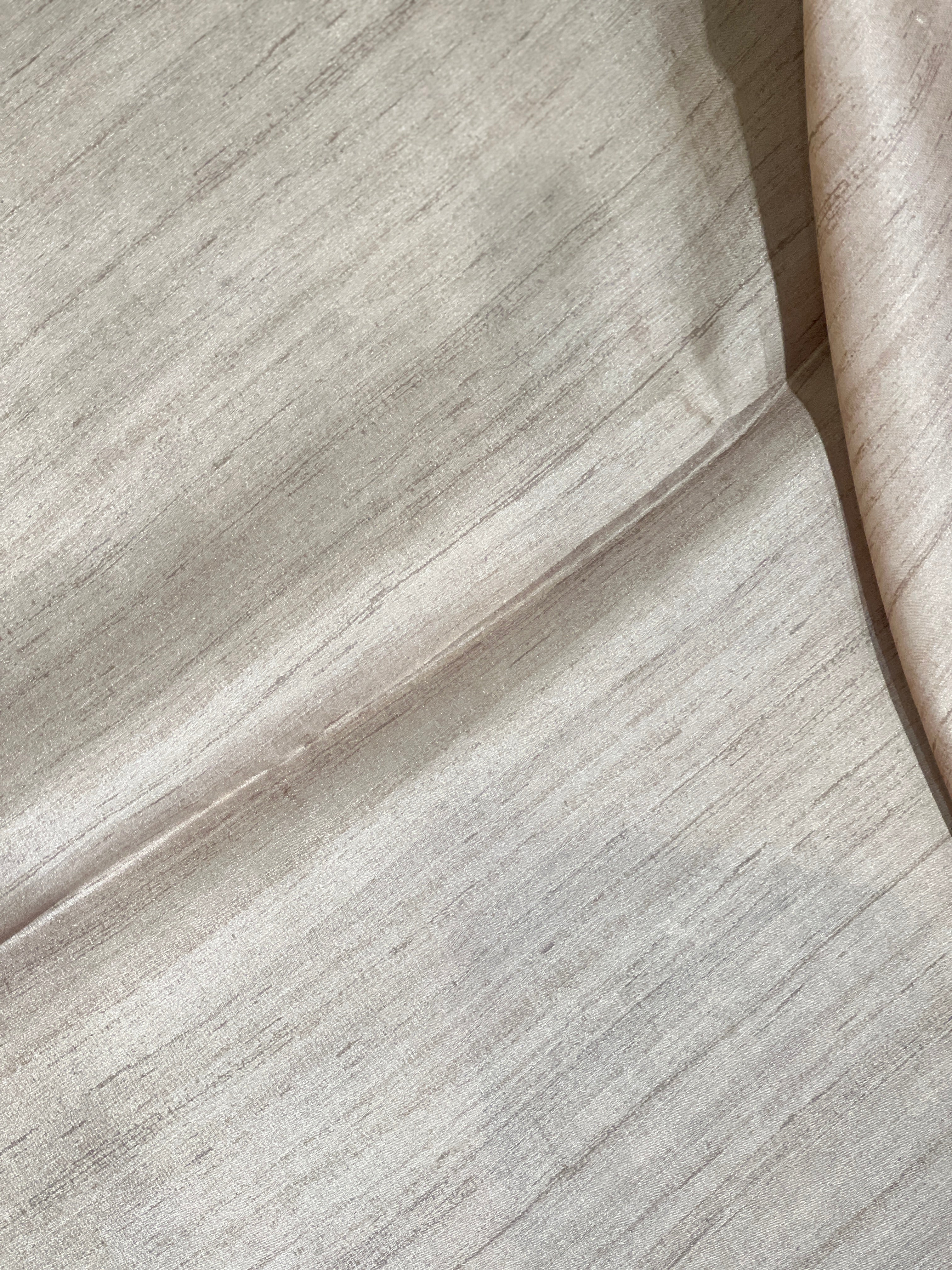 Print With Thread Embroidery Detailed Semi Tussar Saree | SUN314