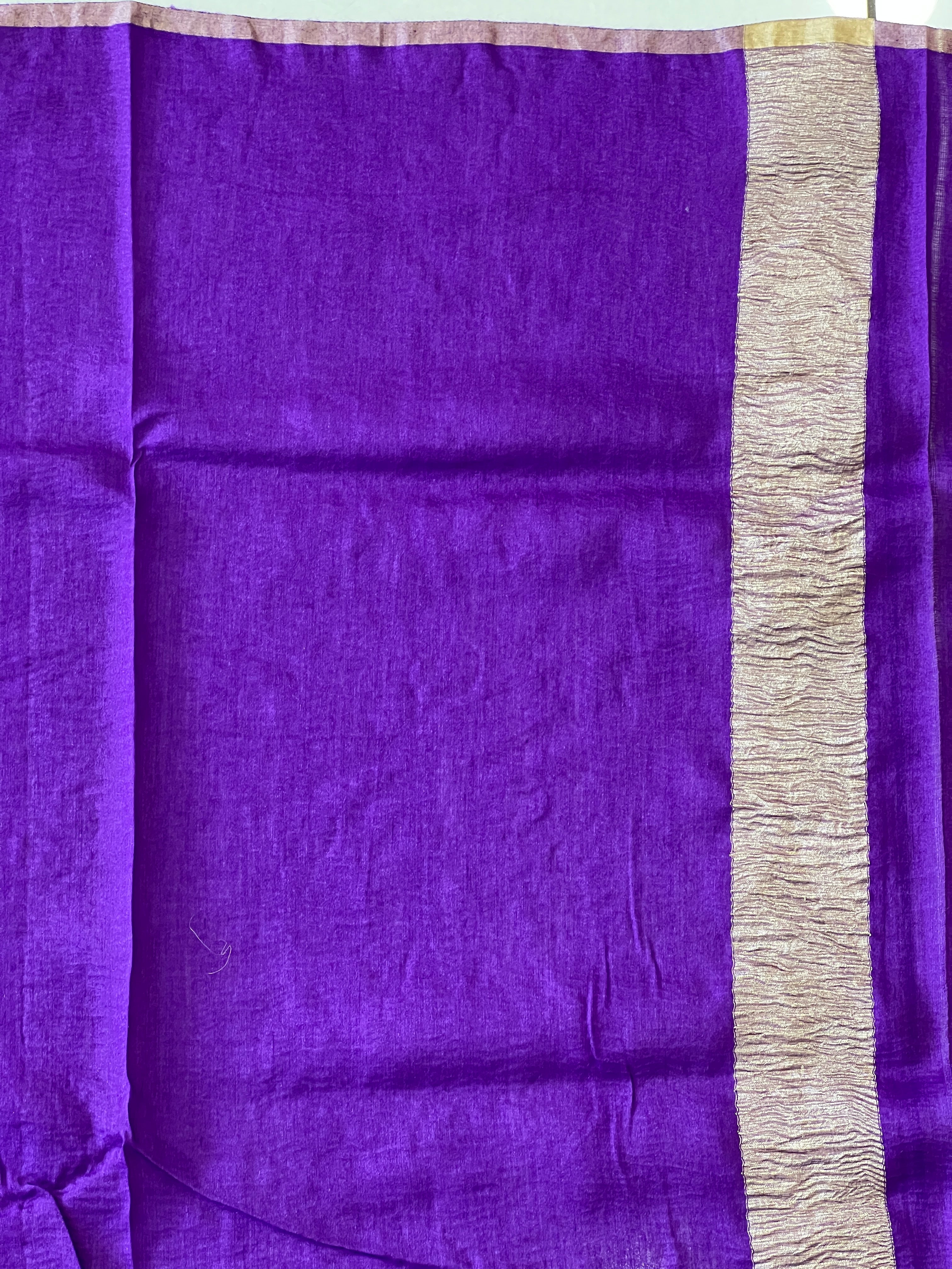 Polka Weaved Muga Tussar Banarasi Saree | FC185