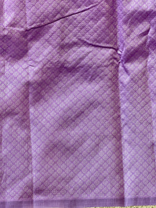 Traditional Silver Zari Buta Weaved Semi Silk Saree | HT174