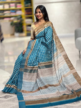 Geecha Tussar Saree With Print Detailing | SIK116