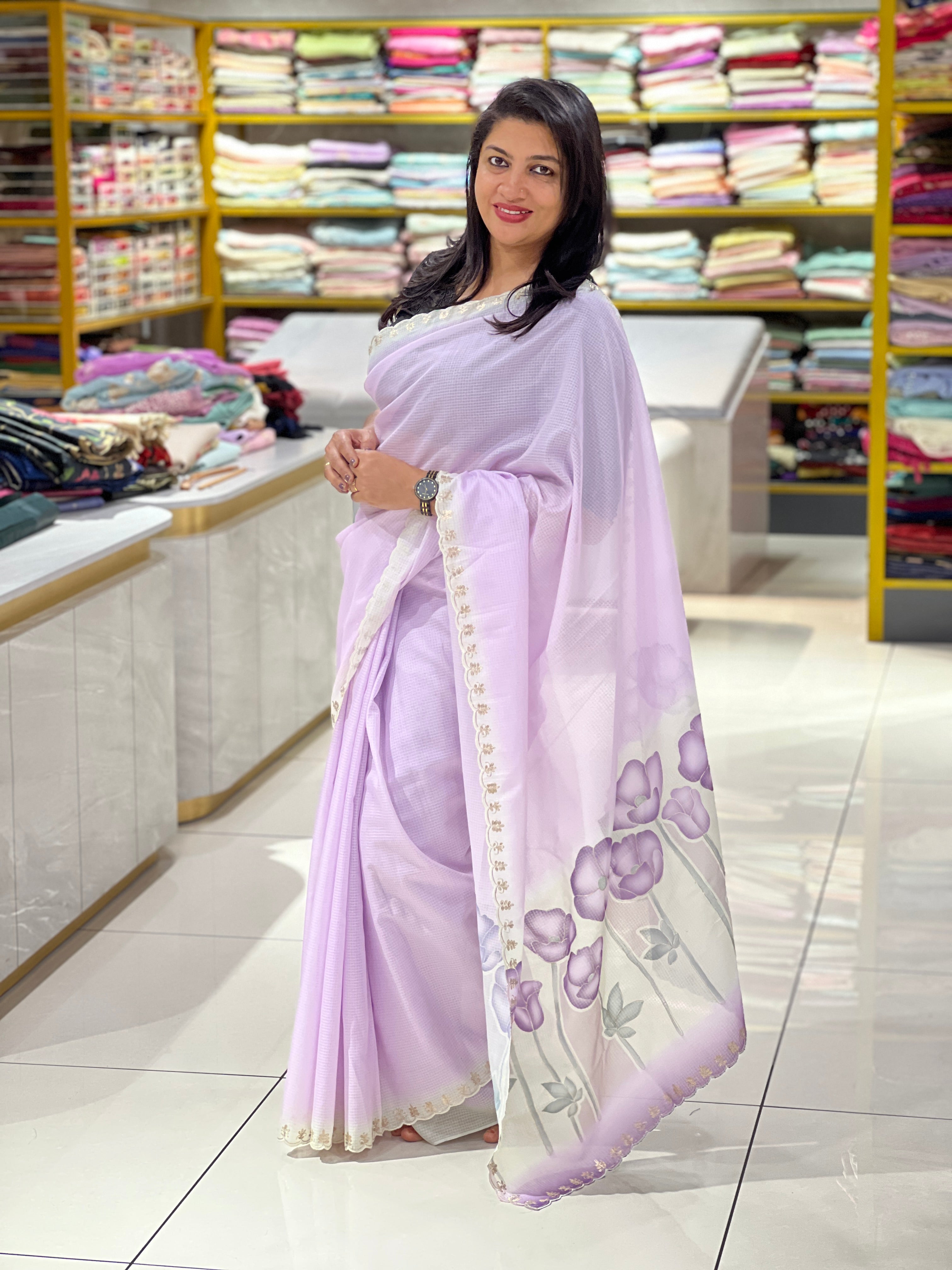 Pita Work Detailed Silky Kota Saree | BLD1815