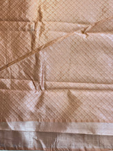 Traditional Silver Zari Buta Weaved Semi Silk Saree | HT177