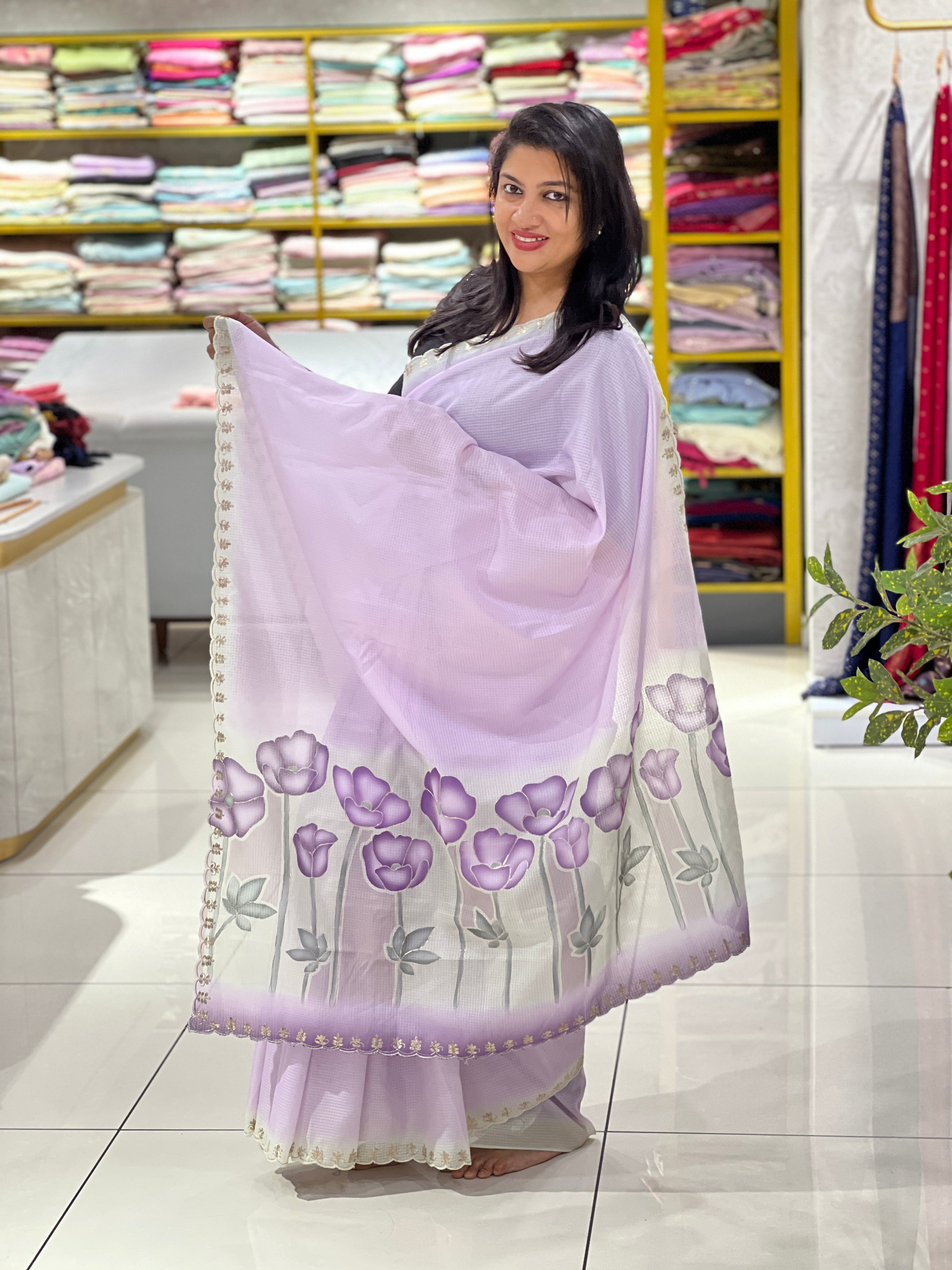 Pita Work Detailed Silky Kota Saree | BLD1815