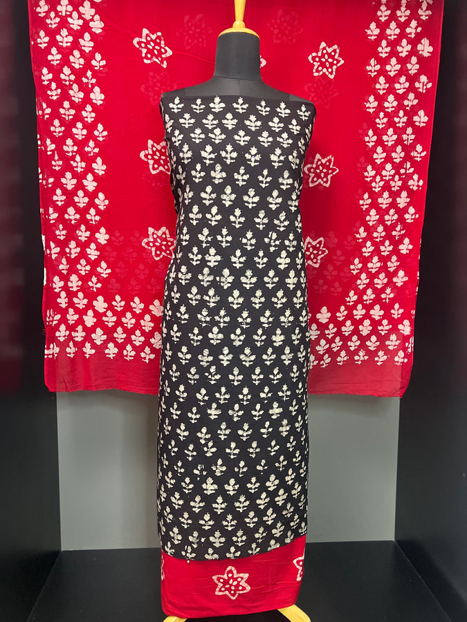 Batik Printed Cotton Salwar Set | MT137