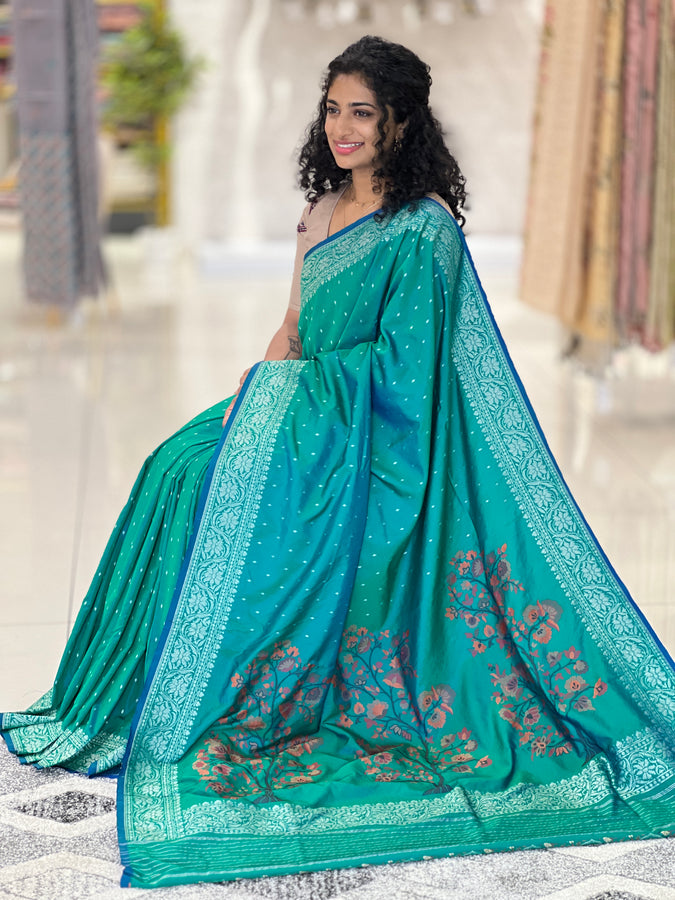 Banarasi Weaving Kathan Silk Finish Saree | YNG362
