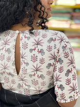 Floral Printed Cotton Blouse  | IT133