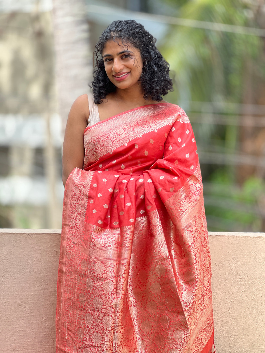 Bhagalpuri Weave Saree With Banarasi Border | MRD303