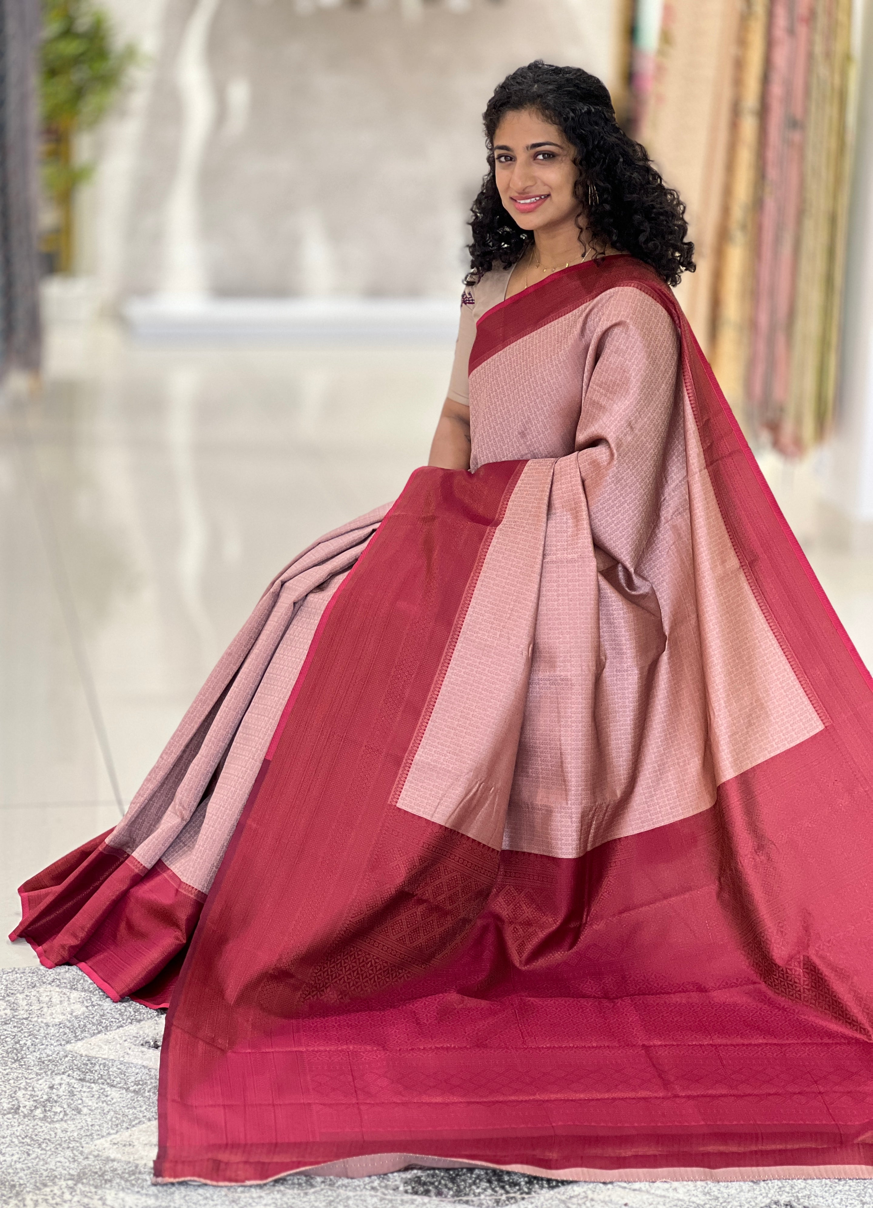 Zari Woven Semi Silk Saree | KF141