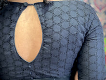 Hakoba Patterned Cotton Stitched Blouse | IT138