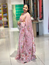 Digital Print With Embroidery Detailed Supernet Kota Saree | BLD1316