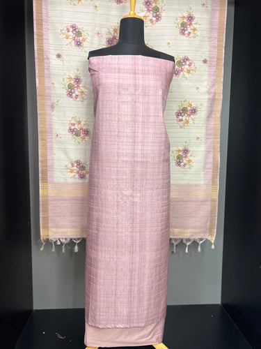 Self Weaving Patterned Semi Tussar Salwar Set | SP201