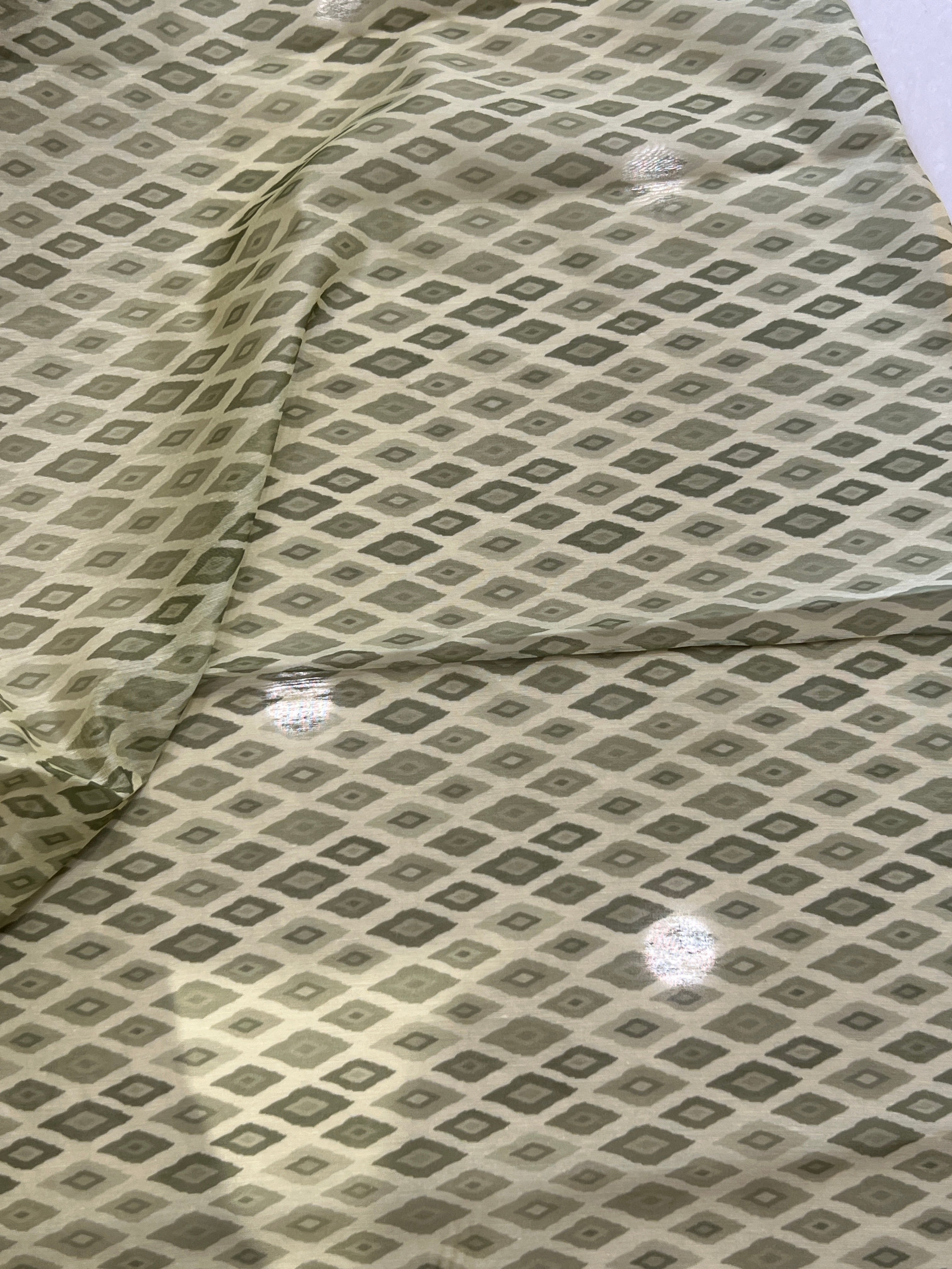 Digital Print With Embroidery Detailed Supernet Kota Saree | BLD1315