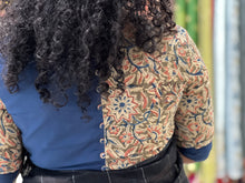 Kalamkari Printed Cotton Blouse | IT136