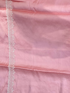 Point Embroidery Detailed Tussar Finish Saree | SUN340