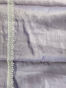 Point Embroidery Detailed Tussar Finish Saree | SUN343