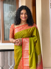 Double Shaded Semi Silk Saree | SKT119