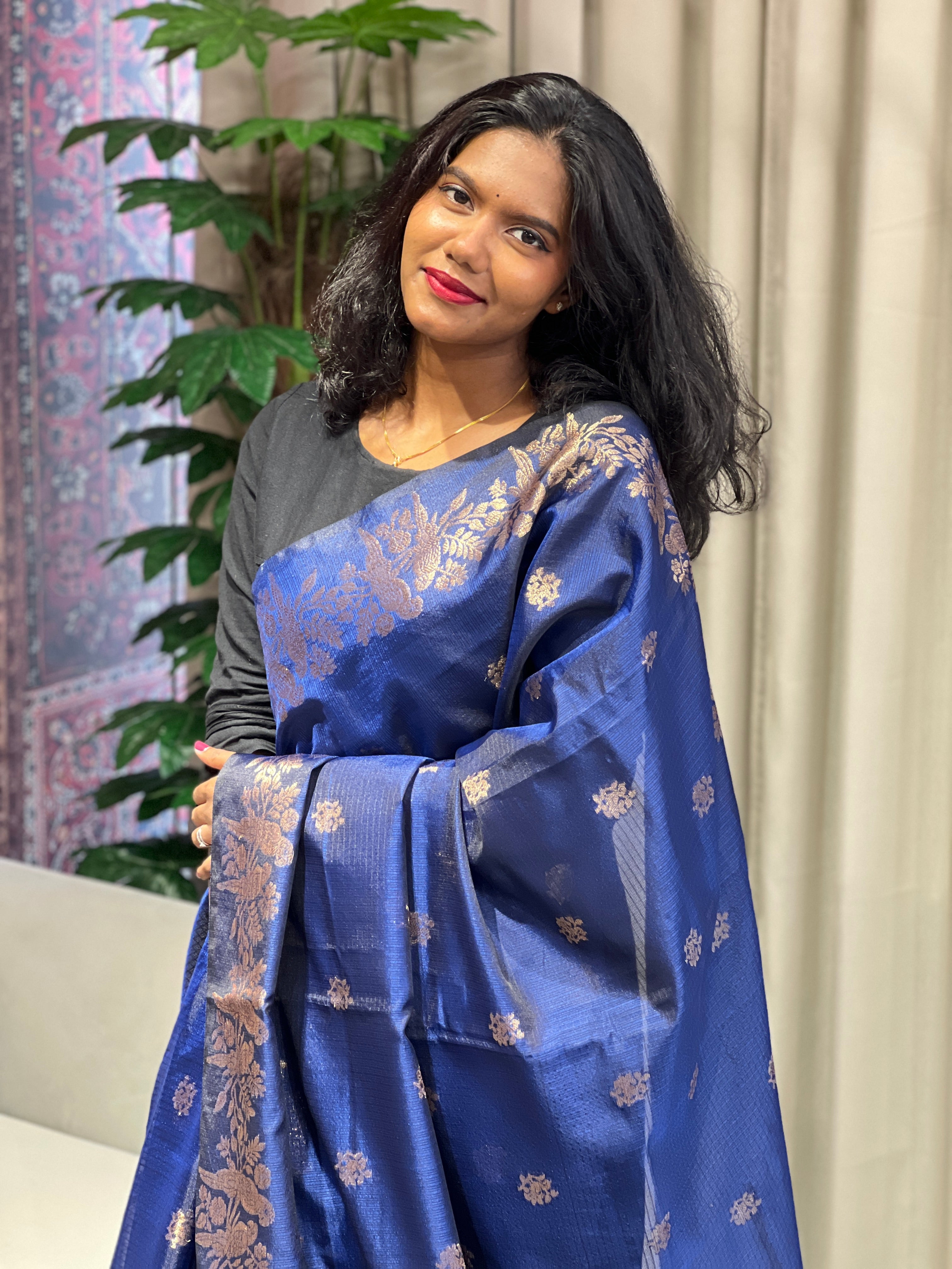 Mangalgiri Border Detailed Silk Kota Saree |YNG1013