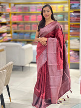Traditional Buta Weaving Patterned Semi Silk Saree | HT167