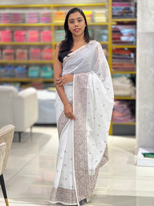 Machine Embroidery Silky Kota Saree | BLD1331