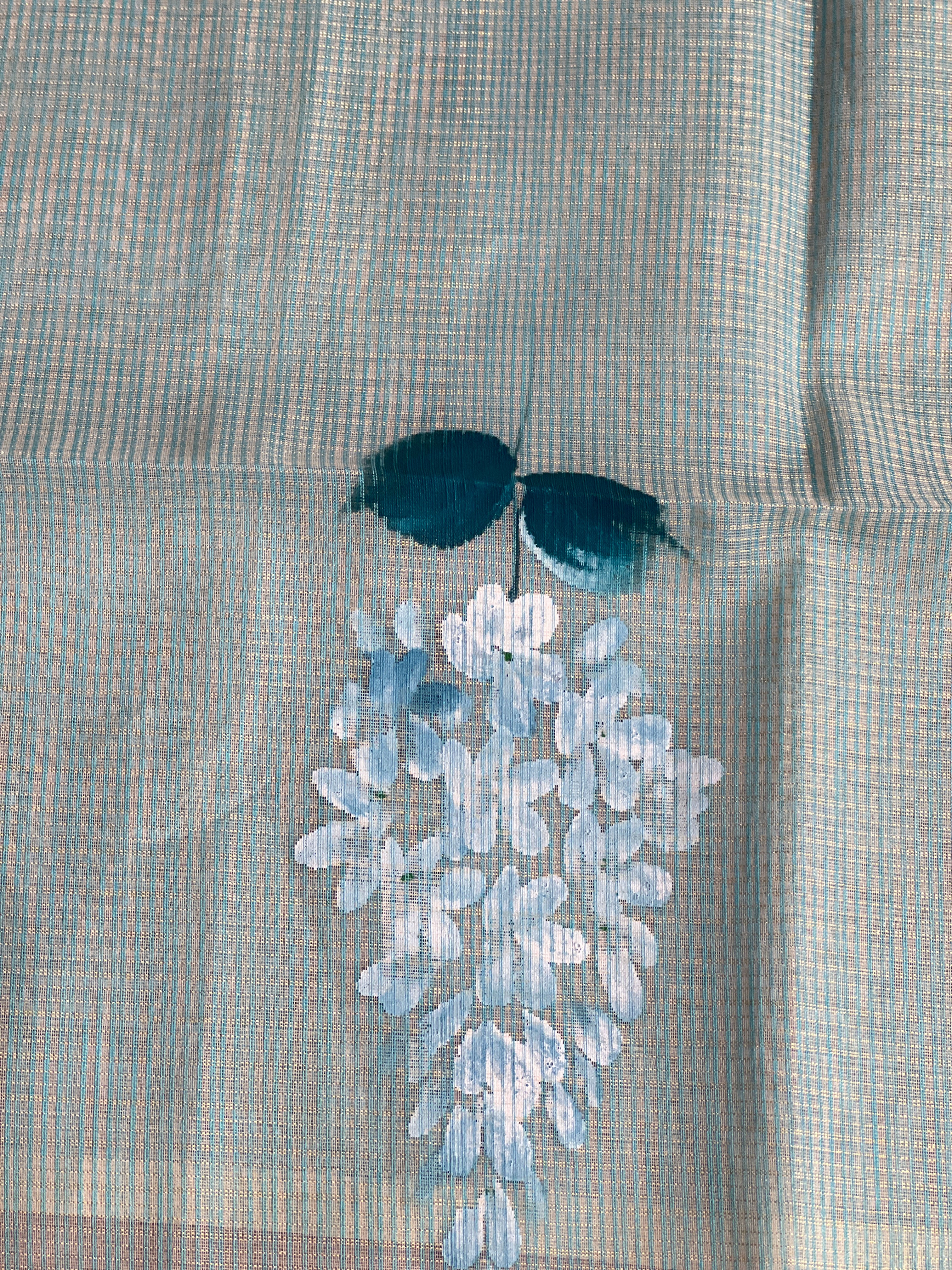 Floral Painted Silky Kota Saree | JSC507