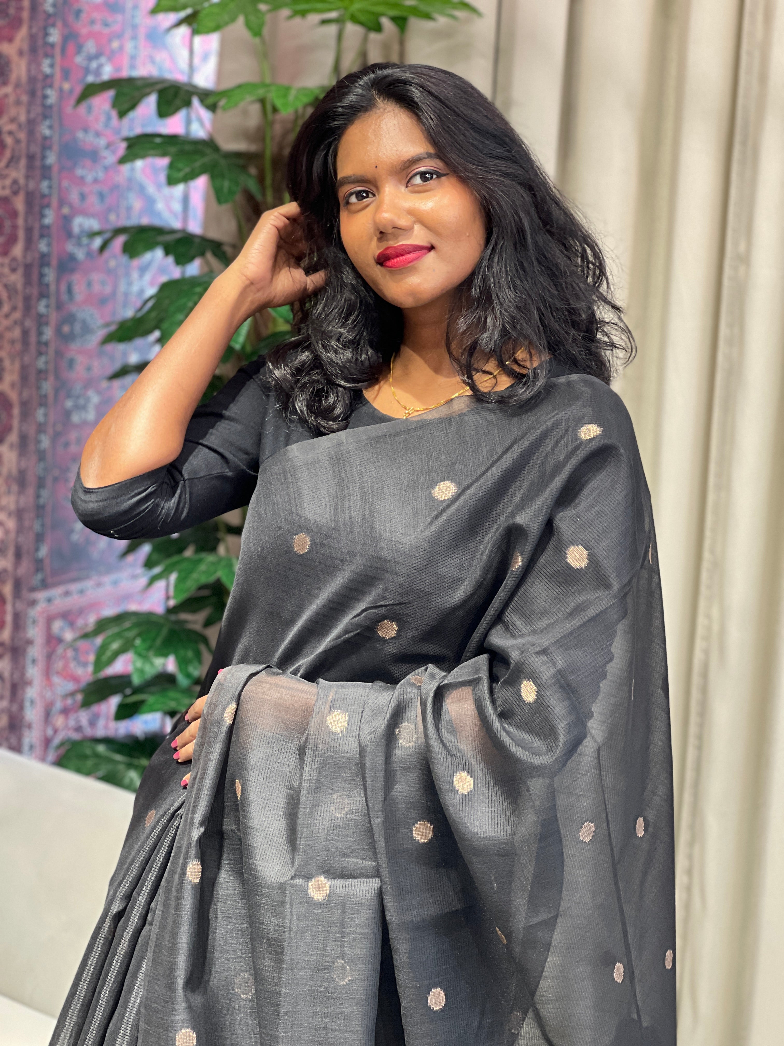 Zari Woven Semi Silk Saree | YNG1007