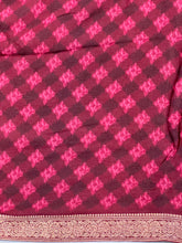 Printed Chinon Saree | SSN344