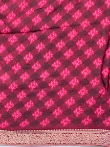 Printed Chinon Saree | SSN344