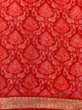 Printed Chinon Saree | SSN343