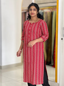 Printed Cotton Kurta | AJT108