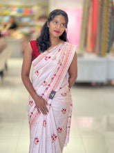 Floral Digital Printed Semi Tussar Saree | SSN348