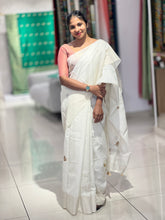 Floral Hand Embroidery Detailed Green Silk Saree | BLD1235