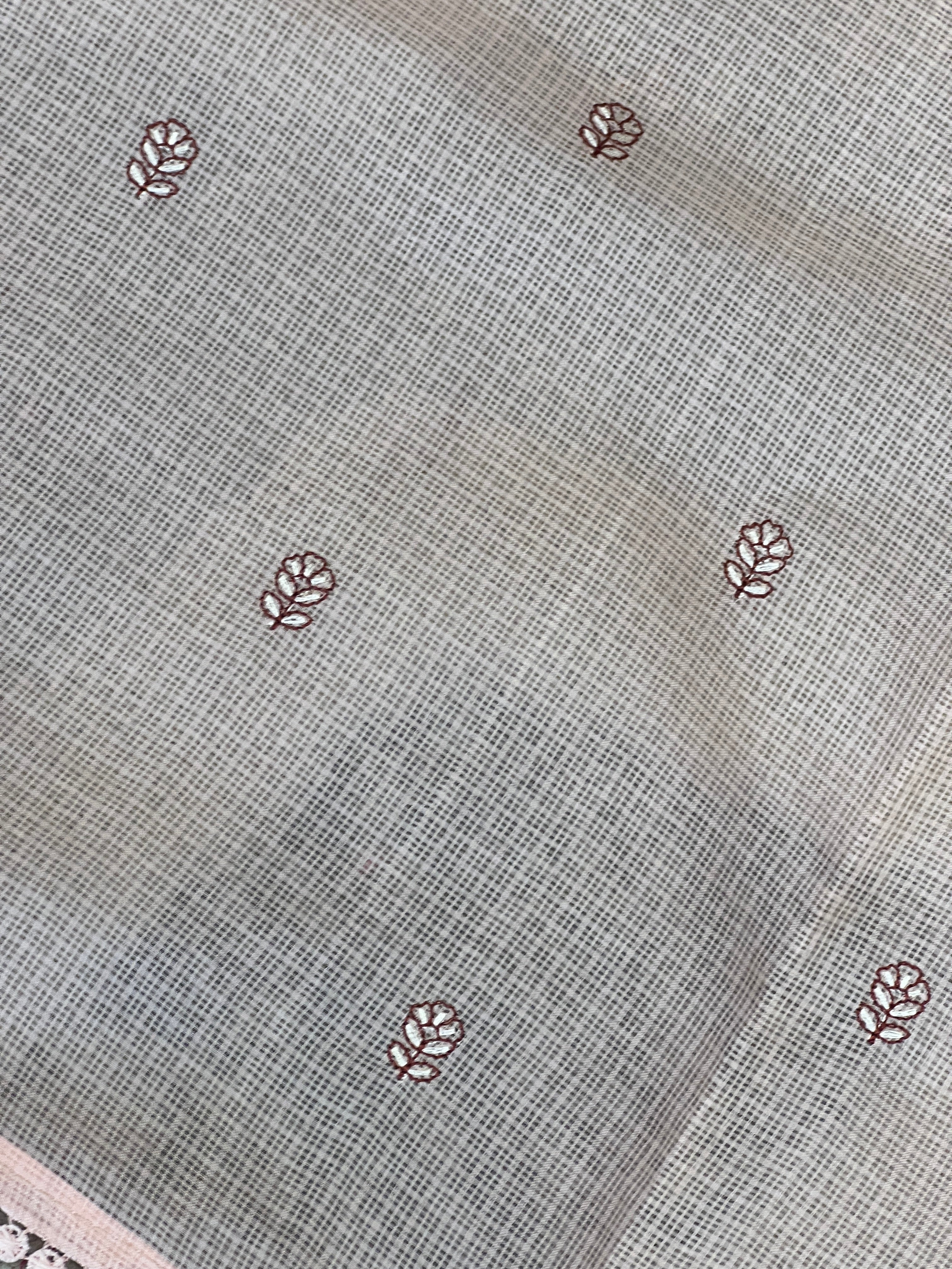 Machine Embroidery Silky Kota Saree | BLD1329
